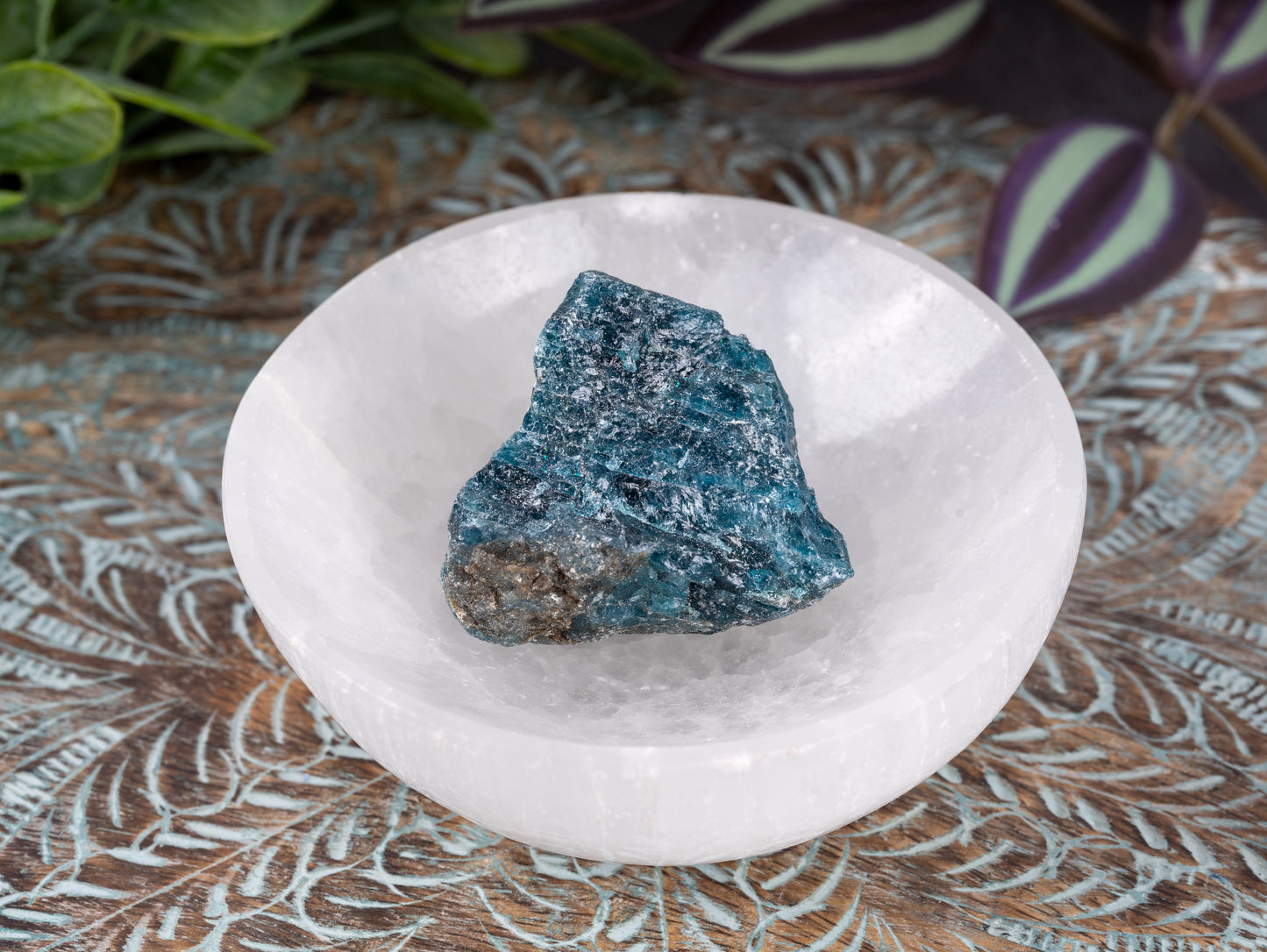 Blue Apatite Raw Crystal Stone - Healing Crystals and Stones for Meditation, Reiki, and Chakra Decor - Spiritual Gifts for Women, Men - Reiki Supplies and Zen Decor