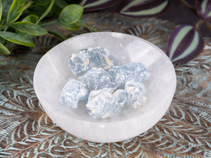 Celestite Raw Crystal Stone - Healing Crystals and Stones for Meditation, Reiki, and Chakra Decor - Spiritual Gifts for Women, Men - Reiki Supplies and Zen Decor