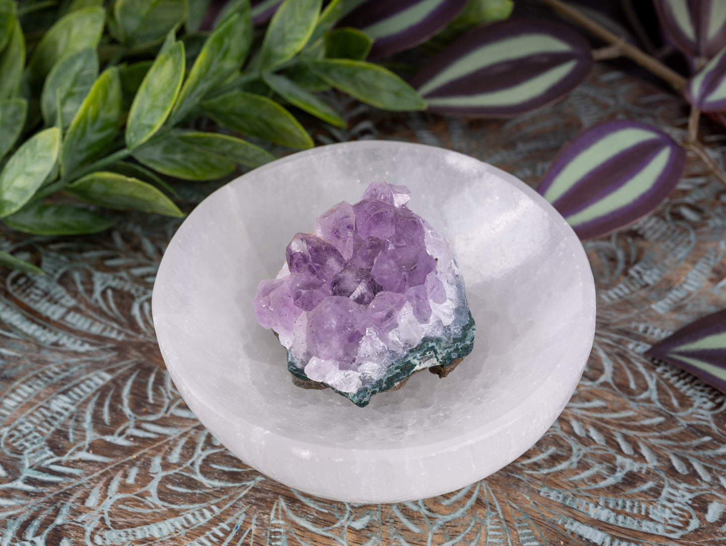 Amethyst Cluster Crystals and Healing Stones - Enhance Your Meditation, Balance Chakras, and Elevate Your Space with Crystal Decor- Ideal Spiritual Gift, Reiki Supplies, and Meditation Companion