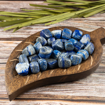 Lapis Lazuli Crystal Tumble Stone - Authentic Polished Stone for Meditation, Spiritual Gifts, Chakra Healing, Reiki, & Energy Work