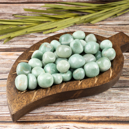 Green Aventurine Crystal Tumble Stone - Authentic Polished Stone for Meditation, Spiritual Gifts, Chakra Healing, Reiki, & Energy Work