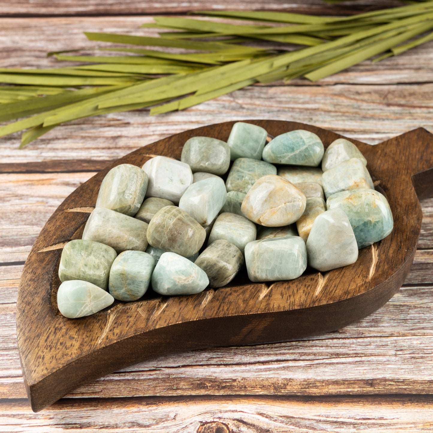 Aquamarine Crystal Tumble Stone - Authentic Polished Stone for Meditation, Spiritual Gifts, Chakra Healing, Reiki, & Energy Work