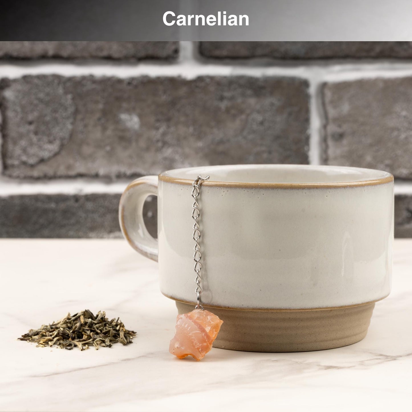 Raw Crystal Tea Infuser, Loose Leaf Tea Steeper with Natural Stone, Tea Lover Gift, Rough Crystal Tea Ball, Amethyst, Rose Quartz & More
