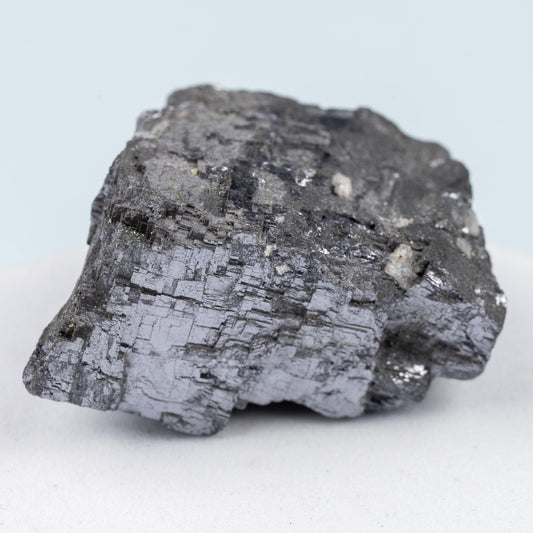 Galena Raw Stone Crystal Specimen, Natural Metallic Mineral Chunk, 0.75–1.25 Inch Collector Piece, Grounding Display Crystal
