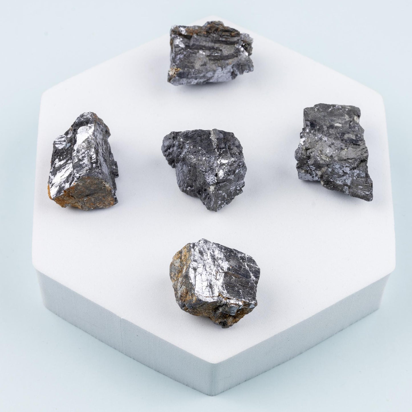 Galena Raw Stone Crystal Specimen, Natural Metallic Mineral Chunk, 0.75–1.25 Inch Collector Piece, Grounding Display Crystal