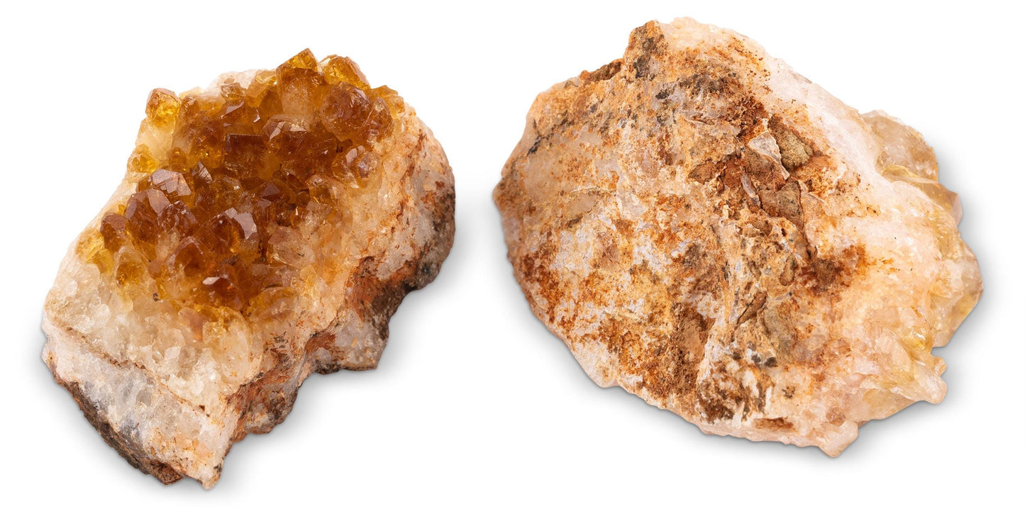 Citrine Cluster Crystal Specimen, Natural Quartz Formation, Raw Golden Crystal Druze Points, Mineral Decor, Meditation Healing Stone Display