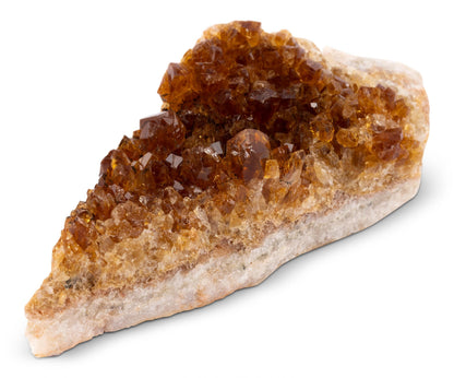 Citrine Cluster Crystal Specimen, Natural Quartz Formation, Raw Golden Crystal Druze Points, Mineral Decor, Meditation Healing Stone Display