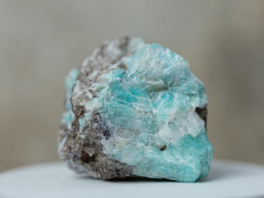Amazonite Raw Stone, Natural Crystal, Rough Mineral Specimen, Home Decor, Craft Supply, Display Stone, Decorative Crystal Gift, Size 1-1.5"