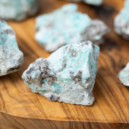 Amazonite Raw Stone, Natural Crystal, Rough Mineral Specimen, Home Decor, Craft Supply, Display Stone, Decorative Crystal Gift, Size 1-1.5"