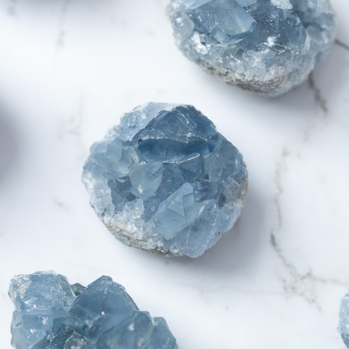 Natural Celestite Crystal Cluster, Raw Blue Celestite Stone, Mineral Specimen, Crystal Decor, Crystal Lovers Gift, Multiple Sizes Available