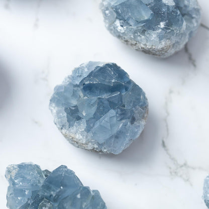 Natural Celestite Crystal Cluster, Raw Blue Celestite Stone, Mineral Specimen, Crystal Decor, Crystal Lovers Gift, Multiple Sizes Available