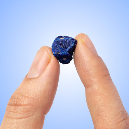 Azurite Cluster, Natural Mineral Specimen, Raw Crystal Cluster, Craft Supply, Collector Stone, Unique Crystal Gift