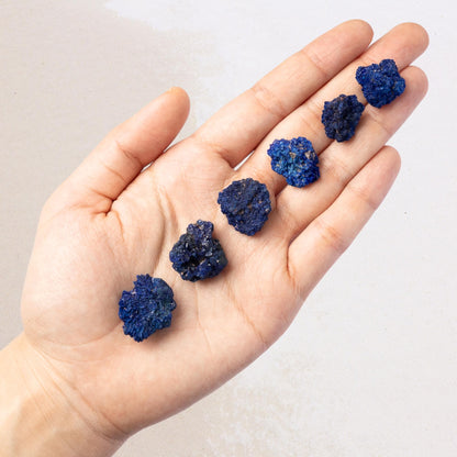 Azurite Cluster, Natural Mineral Specimen, Raw Crystal Cluster, Craft Supply, Collector Stone, Unique Crystal Gift
