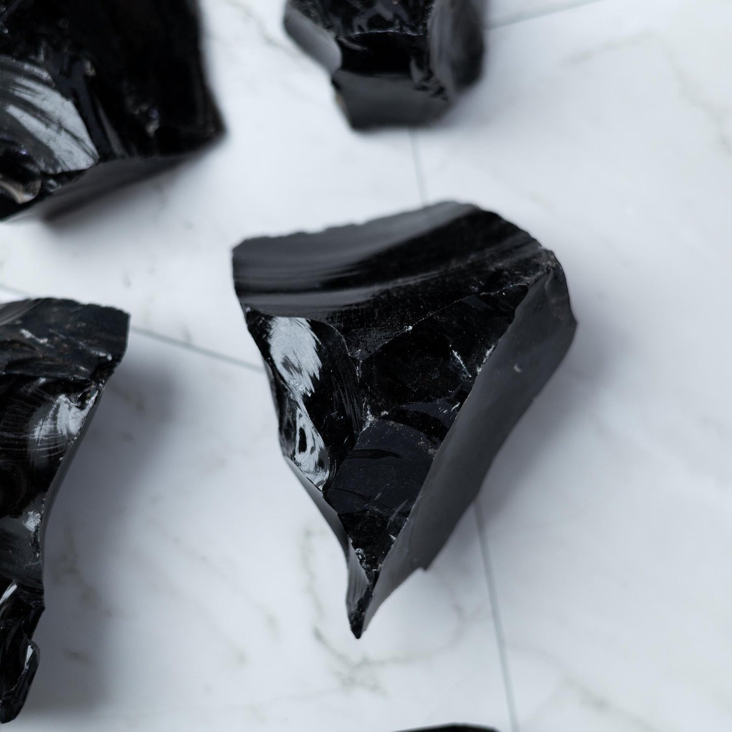 Raw Black Obsidian Stone, Natural Volcanic Glass Specimen, Rough Crystal, Collector Stone, Craft Supply, Choose Your Size