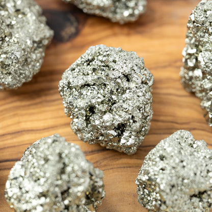 Pyrite Raw Stone, Natural Golden Mineral Specimen, Druzy Rough Crystal, Craft Supply, Crystal Gift, Choose Your Size