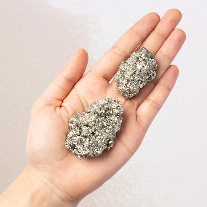 Pyrite Raw Stone, Natural Golden Mineral Specimen, Druzy Rough Crystal, Craft Supply, Crystal Gift, Choose Your Size