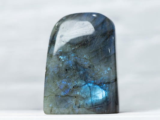 Labradorite Freeform, Polished High Flash Crystal, Natural Stone Specimen, Collector Crystal Gift, Choose Size