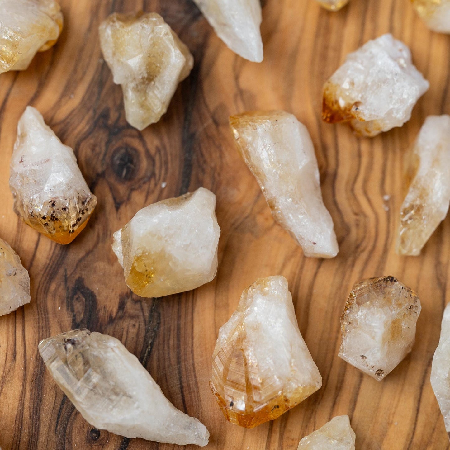 Citrine Raw Point Stone, Natural Rough Crystal Point, Craft Supply, Collector Stone, Crystal Gift, Sold Per Ounce