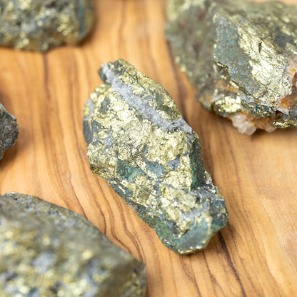 Raw Chalcopyrite Stone, Natural Rough Crystal, Raw Mineral Specimen, Craft Supply, Collector Stone, Crystal Gift, Choose Size