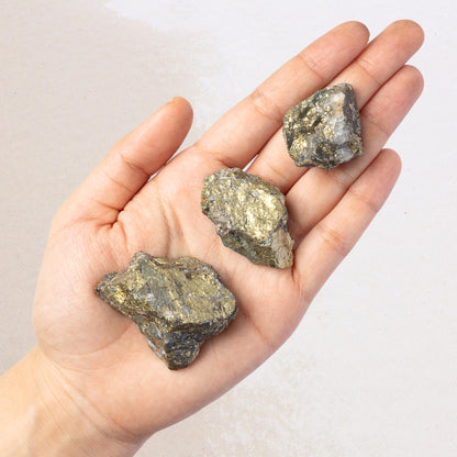 Raw Chalcopyrite Stone, Natural Rough Crystal, Raw Mineral Specimen, Craft Supply, Collector Stone, Crystal Gift, Choose Size