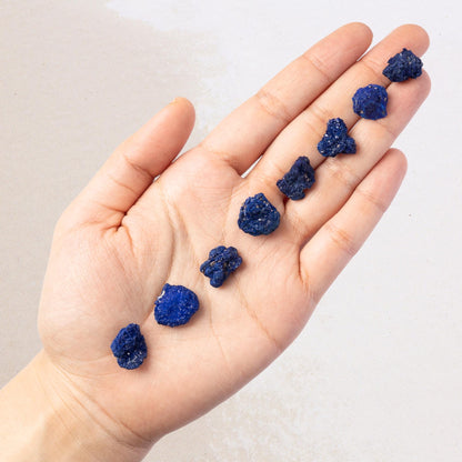 Azurite Cluster, Natural Mineral Specimen, Raw Crystal Cluster, Craft Supply, Collector Stone, Unique Crystal Gift