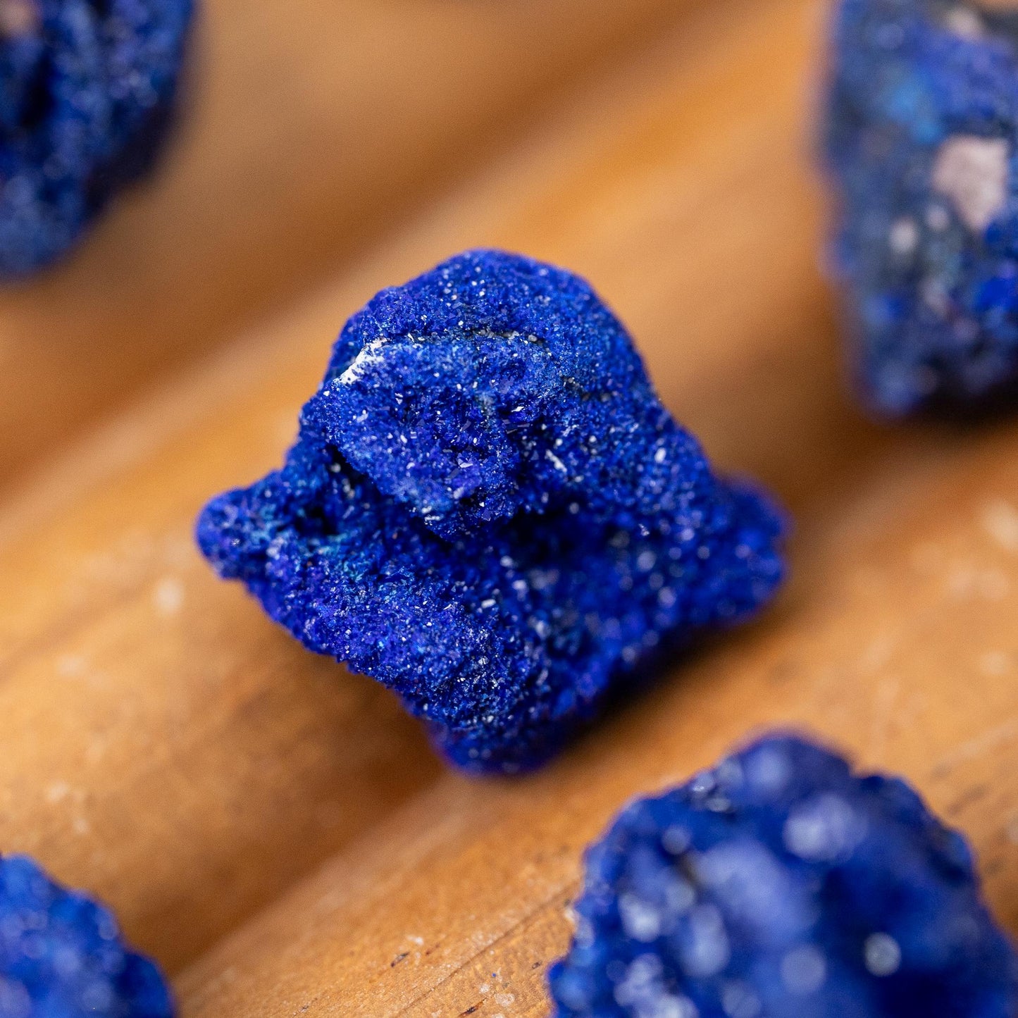 Azurite Cluster, Natural Mineral Specimen, Raw Crystal Cluster, Craft Supply, Collector Stone, Unique Crystal Gift