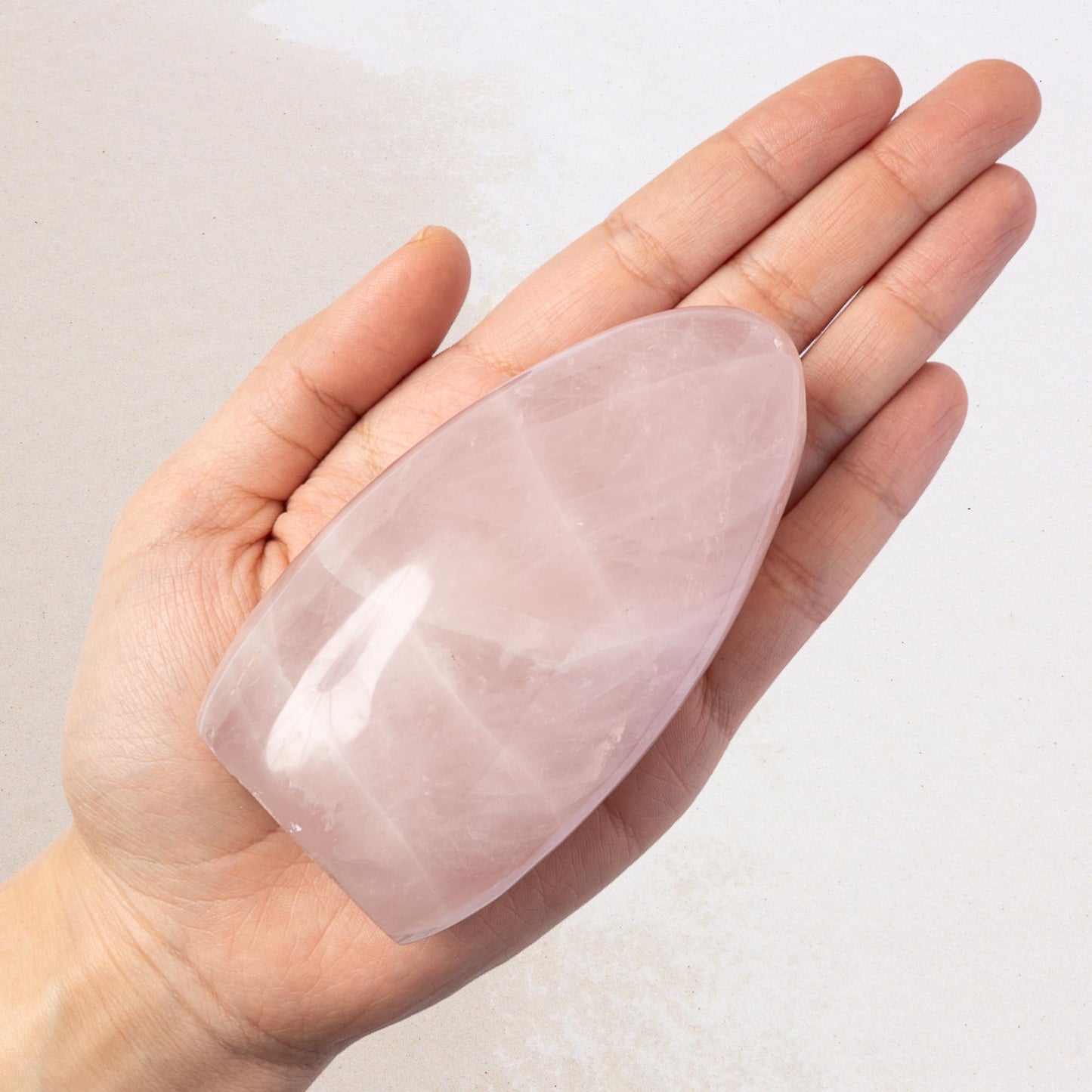 Rose Quartz Freeform, Polished Standing Rose Quartz Crystal, Natural Stone Specimen, Crystal Decor & Gift, Choose Size