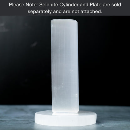 Selenite Cylinder, Natural Selenite Crystal, Bracelet Holder, Crystal Decor, Crystal Gift, Choose Size