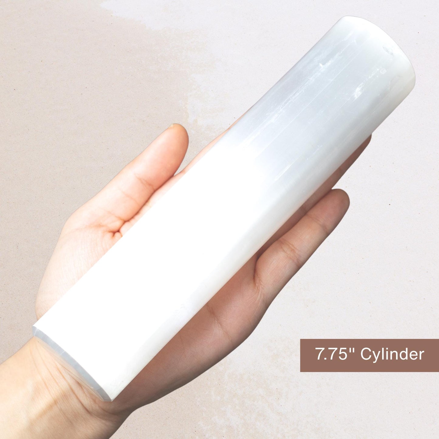 Selenite Cylinder, Natural Selenite Crystal, Bracelet Holder, Crystal Decor, Crystal Gift, Choose Size