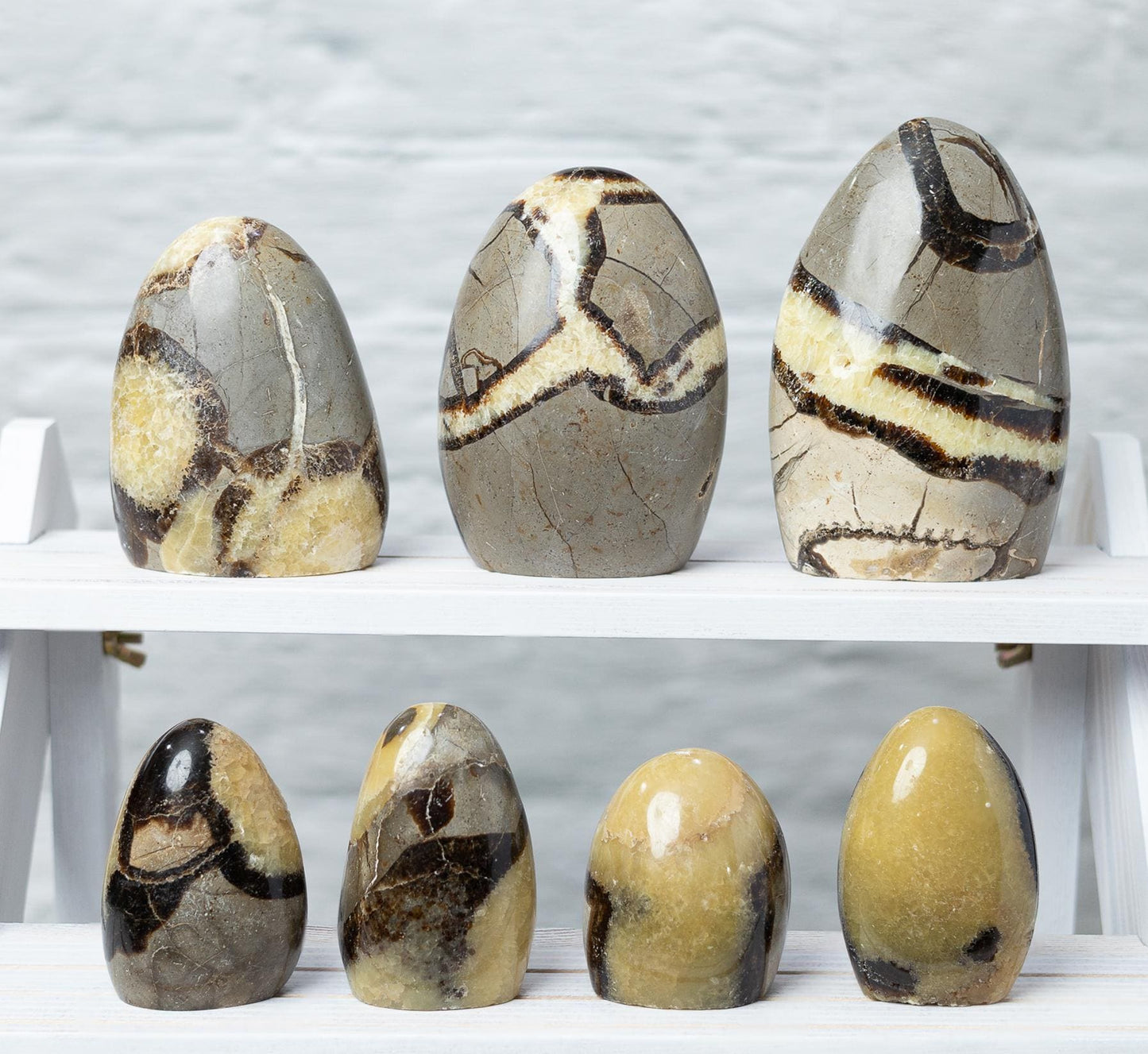 Septarian Freeform, Free Standing Polished Septarian Crystal, Natural Stone Specimen, Crystal Decor & Gift, Choose Size