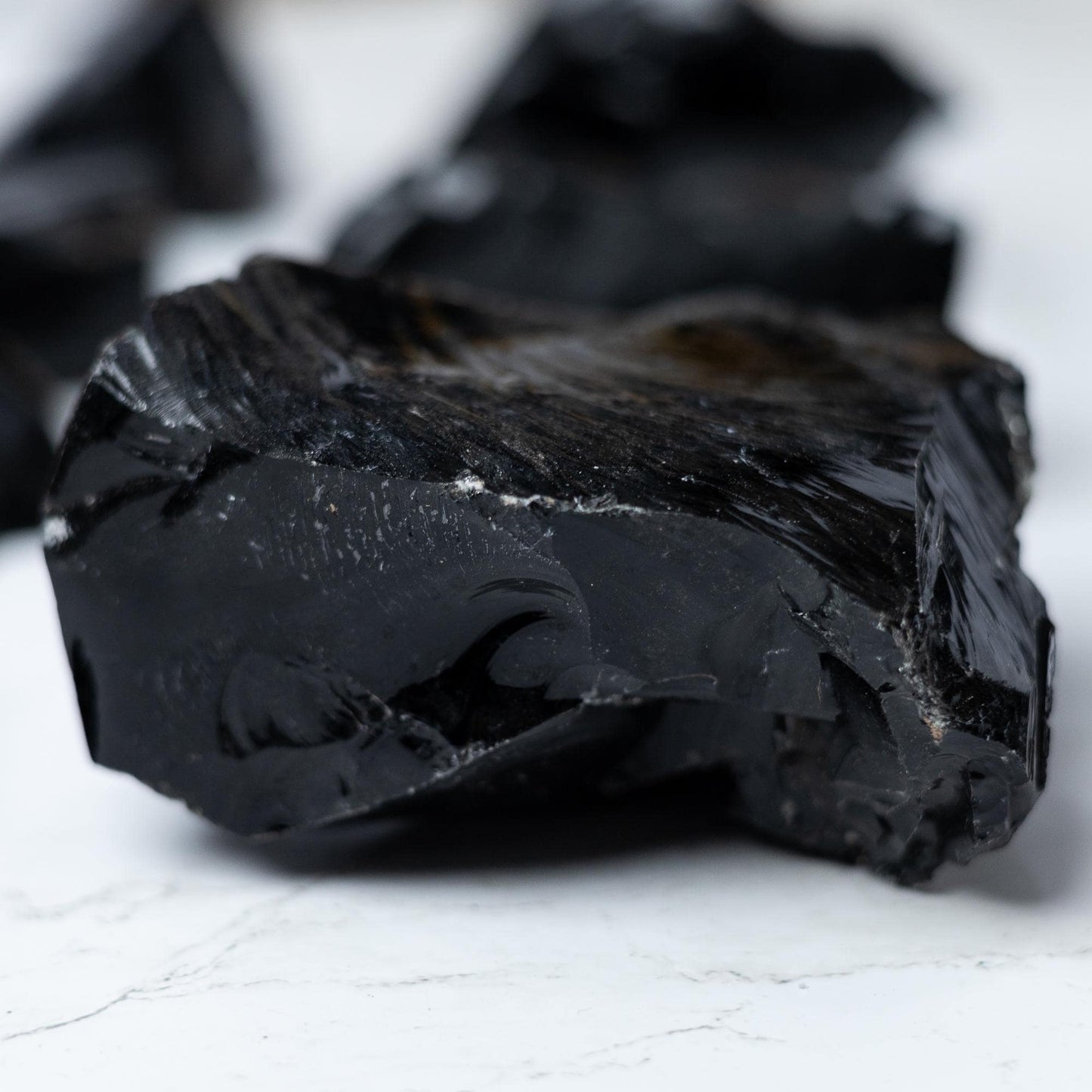 Raw Black Obsidian Stone, Natural Volcanic Glass Specimen, Rough Crystal, Collector Stone, Craft Supply, Choose Your Size