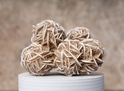 Desert Rose Cluster, Natural Gypsum Mineral Specimen, Raw Crystal Formation, Collector Stone, Crystal Gift