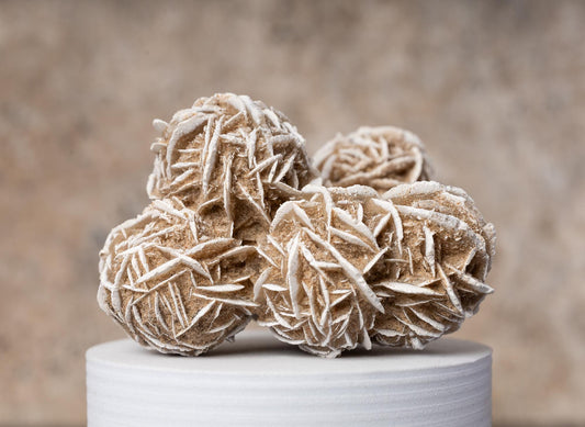 Desert Rose Cluster, Natural Gypsum Mineral Specimen, Raw Crystal Formation, Collector Stone, Crystal Gift