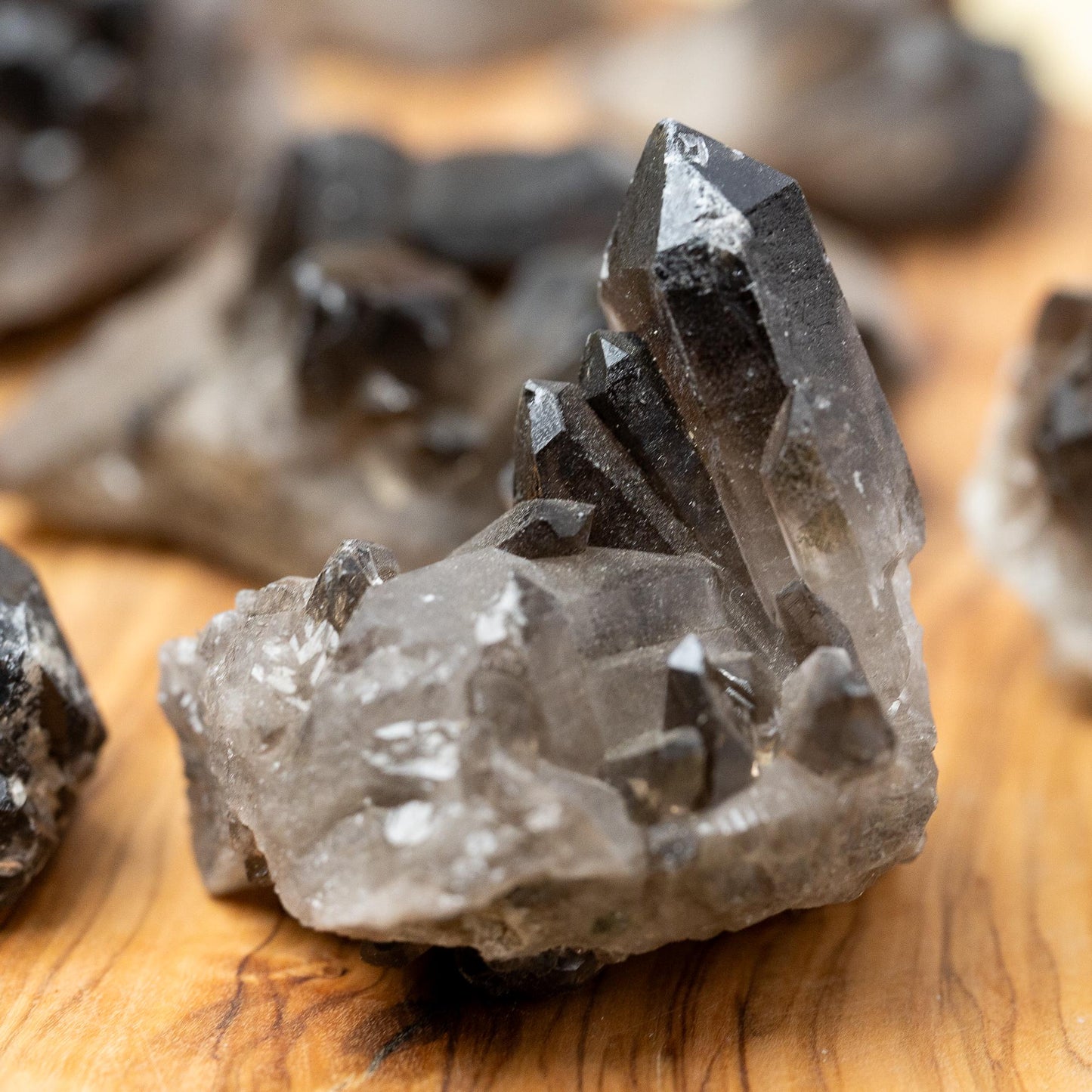 Smoky Quartz Crystal Cluster, Natural Smoky Quartz Point, Rough Quartz Specimen, Raw Crystal Decor, Crystal Gift, Choose Size
