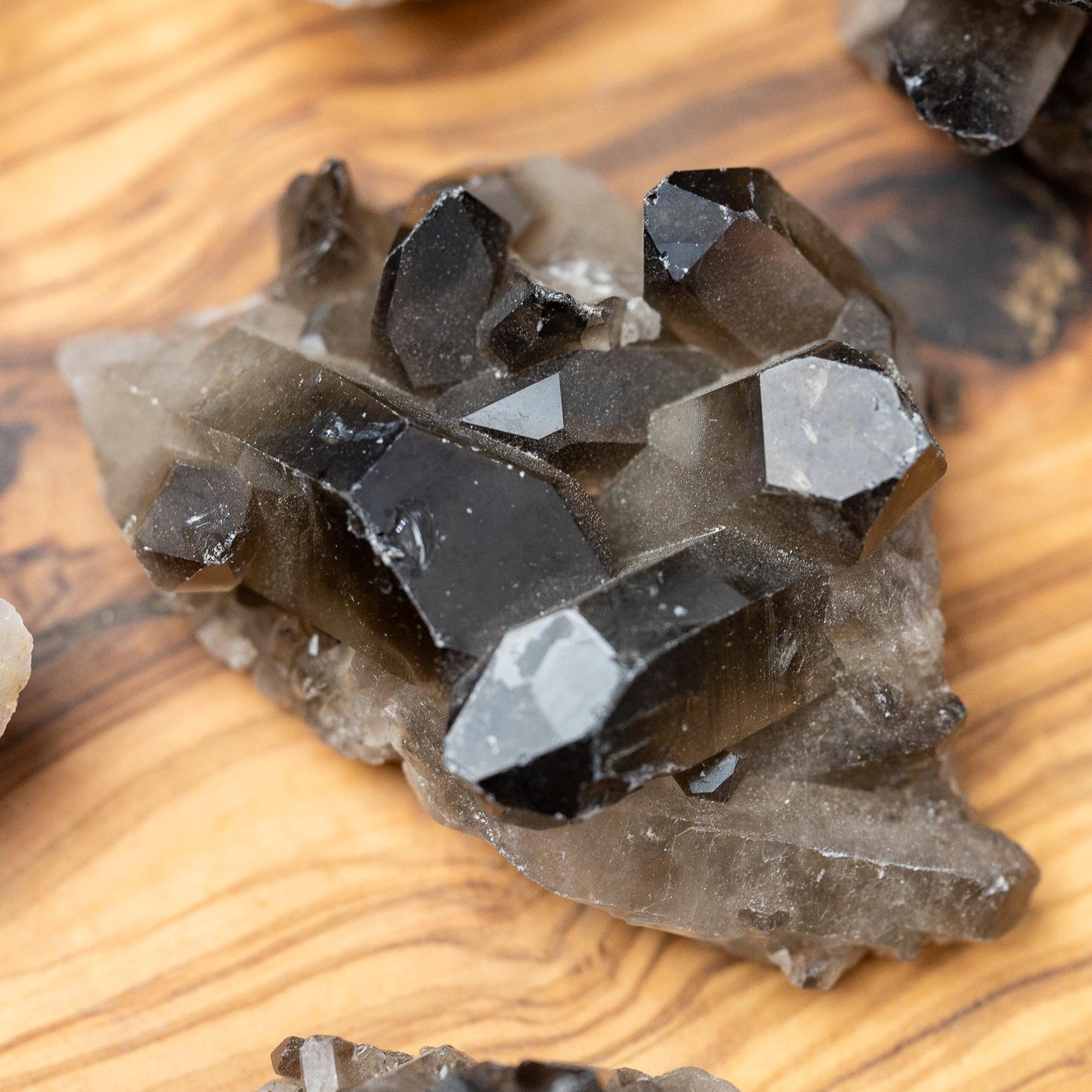 Smoky Quartz Crystal Cluster, Natural Smoky Quartz Point, Rough Quartz Specimen, Raw Crystal Decor, Crystal Gift, Choose Size