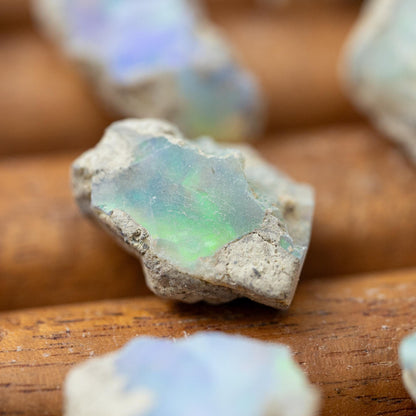 Ethiopian Opal, Natural Opal Stone, Raw Crystal Specimen, Craft Supply, Collector Stone, Crystal Gift, Choose Size