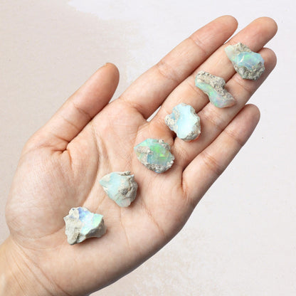 Ethiopian Opal, Natural Opal Stone, Raw Crystal Specimen, Craft Supply, Collector Stone, Crystal Gift, Choose Size