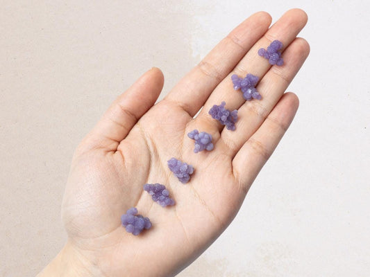 Grape Agate Cluster, Natural Crystal Specimen, Botryoidal Mineral, Craft Supply, Collector Stone, Crystal Gift, Choose Your Size