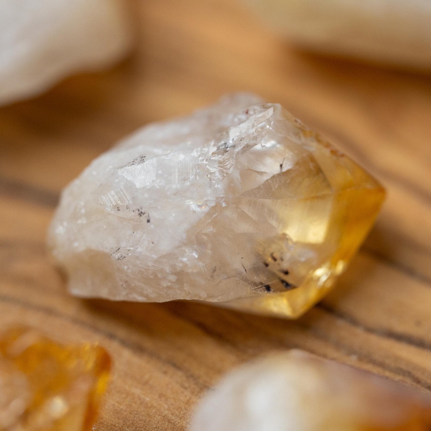 Citrine Raw Point Stone, Natural Rough Crystal Point, Craft Supply, Collector Stone, Crystal Gift, Sold Per Ounce