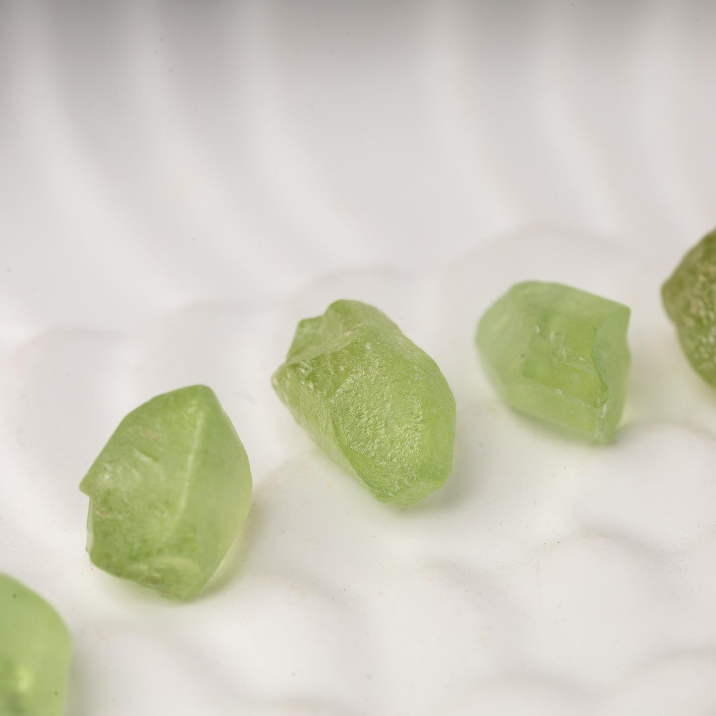 Terminated Peridot Raw Crystal, Natural Green Mineral Specimen, Tiny Crystal Point, Craft Supply, Crystal Gift
