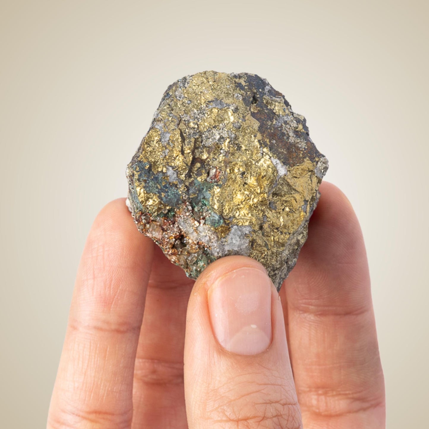 Raw Chalcopyrite Stone, Natural Rough Crystal, Raw Mineral Specimen, Craft Supply, Collector Stone, Crystal Gift, Choose Size
