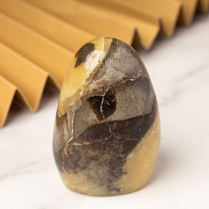 Septarian Freeform, Free Standing Polished Septarian Crystal, Natural Stone Specimen, Crystal Decor & Gift, Choose Size