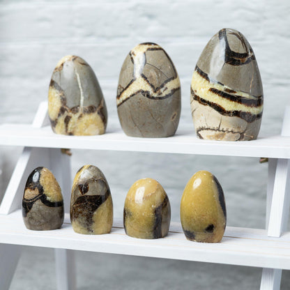 Septarian Freeform, Free Standing Polished Septarian Crystal, Natural Stone Specimen, Crystal Decor & Gift, Choose Size