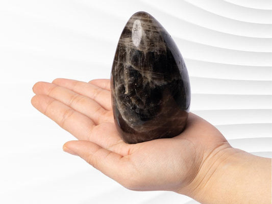 Smoky Quartz Freeform, Free Standing Polished Smoky Quartz Crystal, Natural Stone Specimen, Crystal Decor & Gift, Choose Size