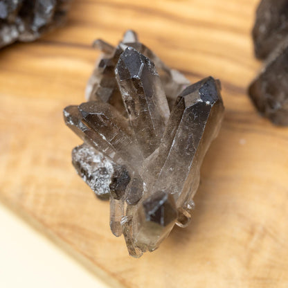 Smoky Quartz Crystal Cluster, Natural Smoky Quartz Point, Rough Quartz Specimen, Raw Crystal Decor, Crystal Gift, Choose Size