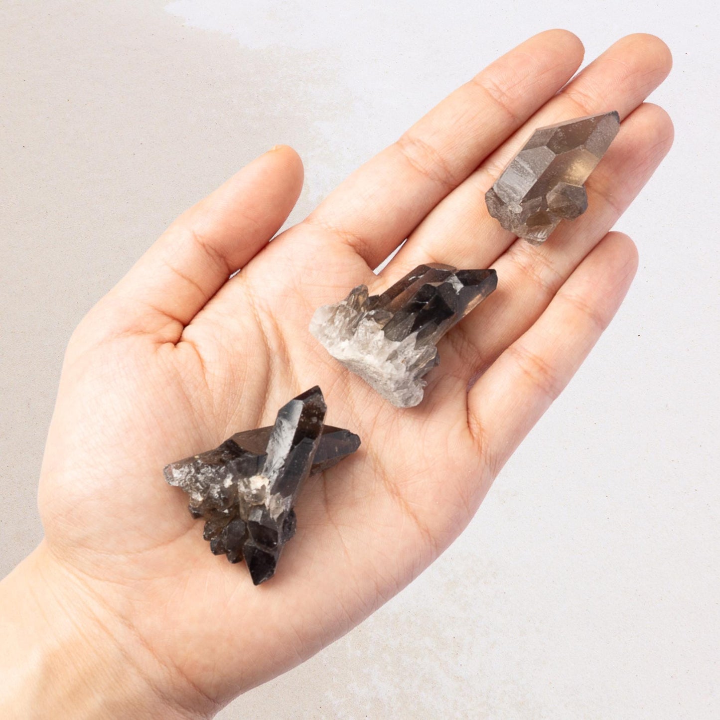 Smoky Quartz Crystal Cluster, Natural Smoky Quartz Point, Rough Quartz Specimen, Raw Crystal Decor, Crystal Gift, Choose Size